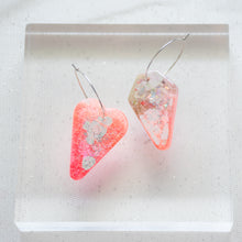 Load image into Gallery viewer, Asymmetrical Hook Shapey - Psychedelic Infinity Earrings