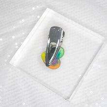 Load image into Gallery viewer, Pride rainbow big heart Hair Pin