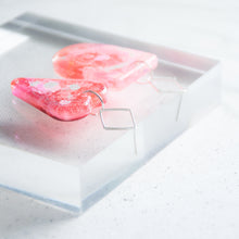 Load image into Gallery viewer, Asymmetrical Diamond Study Shapey - Psychedelic Infinity Earrings