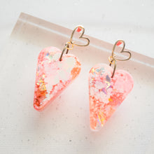 Load image into Gallery viewer, Double Hearty - Psychedelic Infinity Earrings