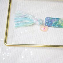 Load image into Gallery viewer, Pride Rainbow Big Cat with tassels Bookmark