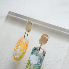 Load image into Gallery viewer, Asymmetrical Gold Stud Shapeys  - Psychedelic Infinity Earrings