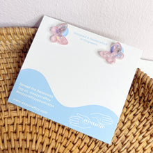 Load image into Gallery viewer, Kutis hundreds butterfly studs