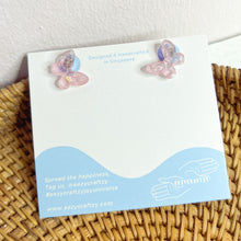 Load image into Gallery viewer, Kutis hundreds butterfly studs