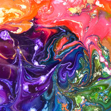 Load image into Gallery viewer, Flower 01 - Psychedelic Infinity Trinket Dish