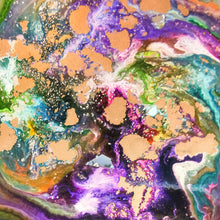Load image into Gallery viewer, Octagon 01 (S) - Psychedelic Infinity Trinket Dish