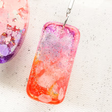 Load image into Gallery viewer, Asymmetrical Bar Shapeys - Psychedelic Infinity Earrings