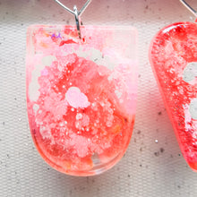 Load image into Gallery viewer, Asymmetrical Diamond Study Shapey - Psychedelic Infinity Earrings