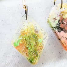Load image into Gallery viewer, Asymmetrical Twirly Shapes - Psychedelic Infinity Earrings