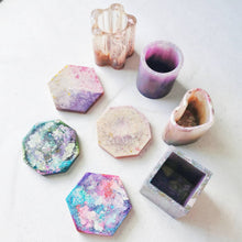 Load image into Gallery viewer, Hexagon 01 (S) - Psychedelic Infinity Trinket Dish
