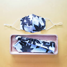 Load image into Gallery viewer, (Preorder) Fabric Face Mask / Headband 3.0 - White Batik