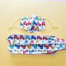 Load image into Gallery viewer, (Preorder) Fabric Face Mask / Headband 1.0 - Rollerskates