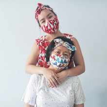 Load image into Gallery viewer, (Set 4.0) Matchy Fabric Face Mask + Headband - Cartoon