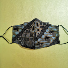 Load image into Gallery viewer, (Preorder) Fabric Face Mask for Men (Size L) - Brown Batik