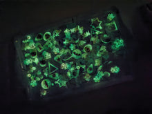 Load image into Gallery viewer, Ha-GLOW-een Hoop Asymmetrical Shapes
