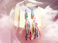 Load image into Gallery viewer, Itadakimasu teardrop rainbow tassels