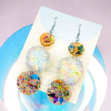 Load image into Gallery viewer, Dreams you wish floral magical gems pompom
