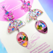 Load image into Gallery viewer, Dreams you wish holographic butterfly midi longies