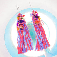 Load image into Gallery viewer, Dreams you wish 4 ways hooped magical gems tassels