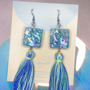 Dreams you wish holographic under the sea tassels all the way