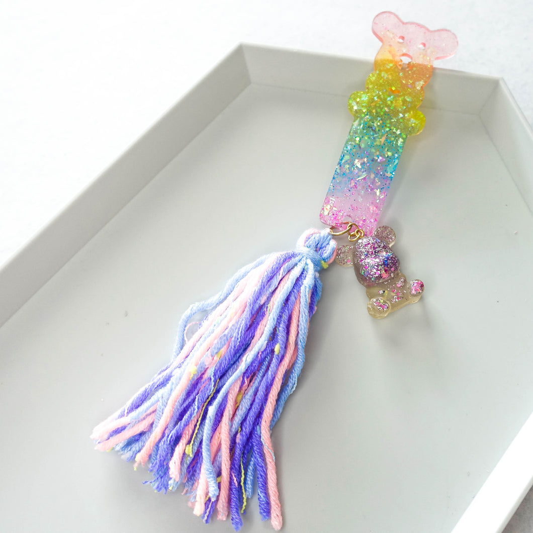 Dreams you wish 2.0 Bearby bookmark with textured tassels