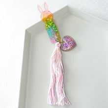 Load image into Gallery viewer, Dreams you wish 2.0 Bunny bookmark with tassels