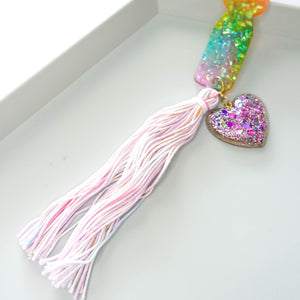 Dreams you wish 2.0 Bunny bookmark with tassels