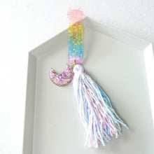 Load image into Gallery viewer, Dreams you wish 2.0 Meowy bookmark with textured tassels