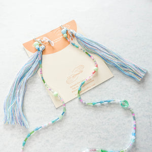 Dreams you wish 2.0 - 4 in 1 mask chain with ocean tassels