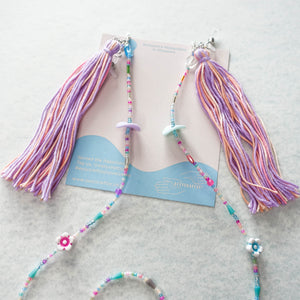 Dreams you wish 2.0 - 4 in 1 mask chain with berry tassels