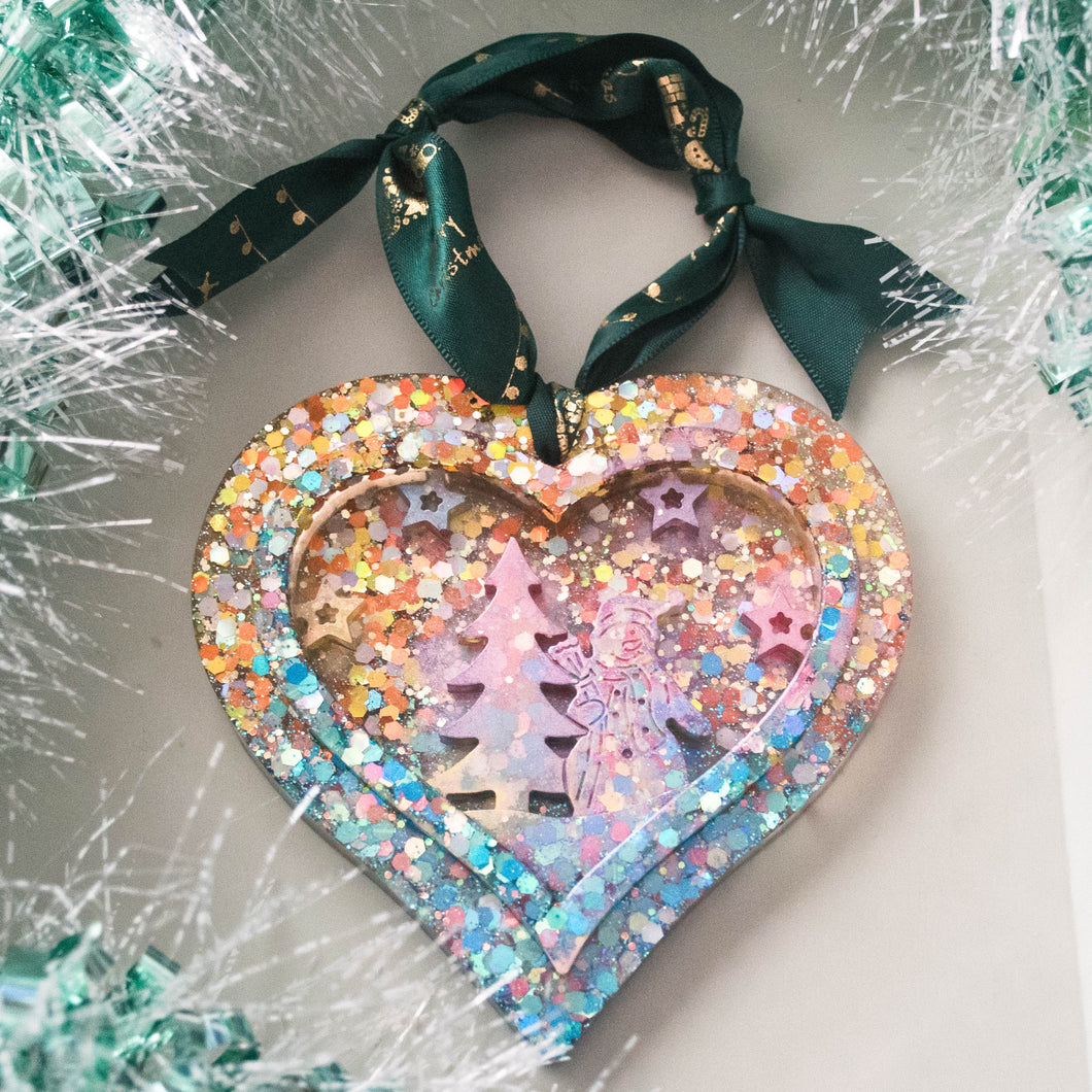 Jolly Hearty Festive Ornament/ Decorative