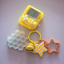 Load image into Gallery viewer, Yellow Mini Game Player bag charm