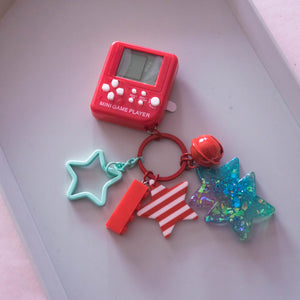 Red Mini Game Player bag charm