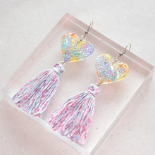 Load image into Gallery viewer, Pride Rainbow Hearty Mini Tassels