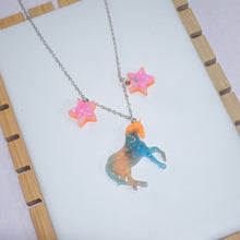 Load image into Gallery viewer, Starry unicorn necklace
