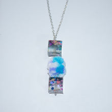 Load image into Gallery viewer, Squarey pomz necklace