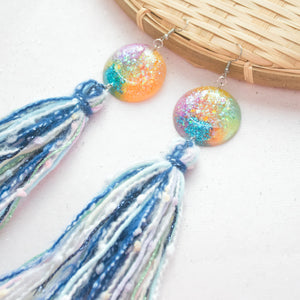 Pride Rainbow Smiley textured Tassels all the way