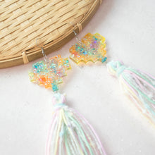 Load image into Gallery viewer, Pride Rainbow Jagged Hearty textured Tassels all the way