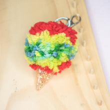 Load image into Gallery viewer, Christmas Pizza pomz bag charm