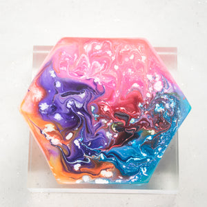 Hexagon 02 - Psychedelic Infinity Trinket Dish