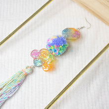 Load image into Gallery viewer, Pride Rainbow Single Side Cloud9 all the way Pomz and Tassels