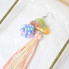 Load image into Gallery viewer, Pride Rainbow Single Side Cloud9 raindrop Pomz and Tassels 2.0