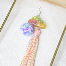 Load image into Gallery viewer, Pride Rainbow Single Side Cloud9 raindrop Pomz and Tassels