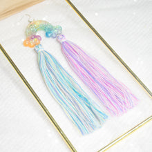 Load image into Gallery viewer, Pride Rainbow Double Tassels Single Side