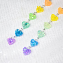 Load image into Gallery viewer, Pride Rainbow Heart chains