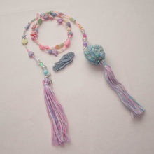 Load image into Gallery viewer, 4 in 1 Pastels with Sequin beads and Earrings Mask Chain