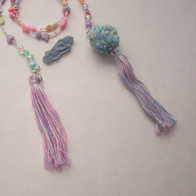 Load image into Gallery viewer, 4 in 1 Pastels with Sequin beads and Earrings Mask Chain