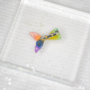 Pride Rainbow Mermaid Tail brooch
