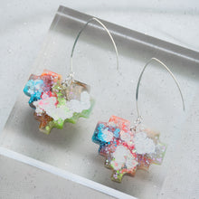 Load image into Gallery viewer, U Hook Hearty - Psychedelic Infinity Earrings
