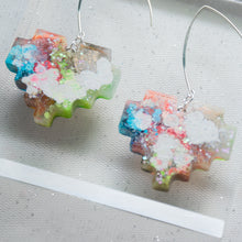 Load image into Gallery viewer, U Hook Hearty - Psychedelic Infinity Earrings